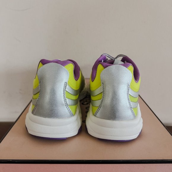 Acne Studios Trail Sneakers Green/Silver/Purple US 8.5 IT 40 - Picture 4 of 7